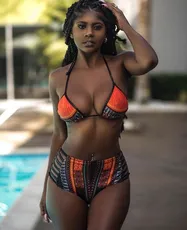 chica negra sexy